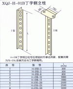 淮安XQJ-H-01B工字钢立柱