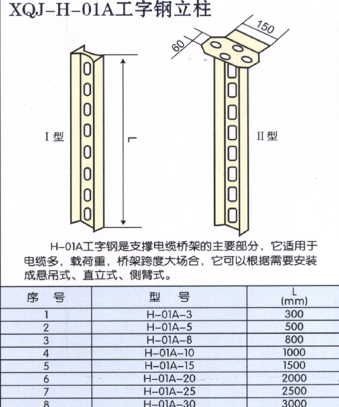 XQJ-H-01A工字钢立柱.gif